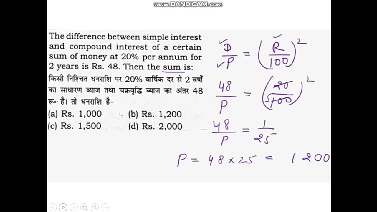 Simple Interest and Compound Interest with Shortcut Tricks-Part 1