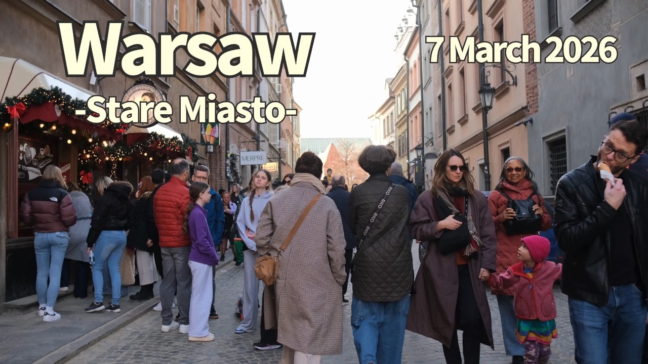 Spring Walk Warsaw Stare Miasto Poland - 7 March 2026 | Walking Tour