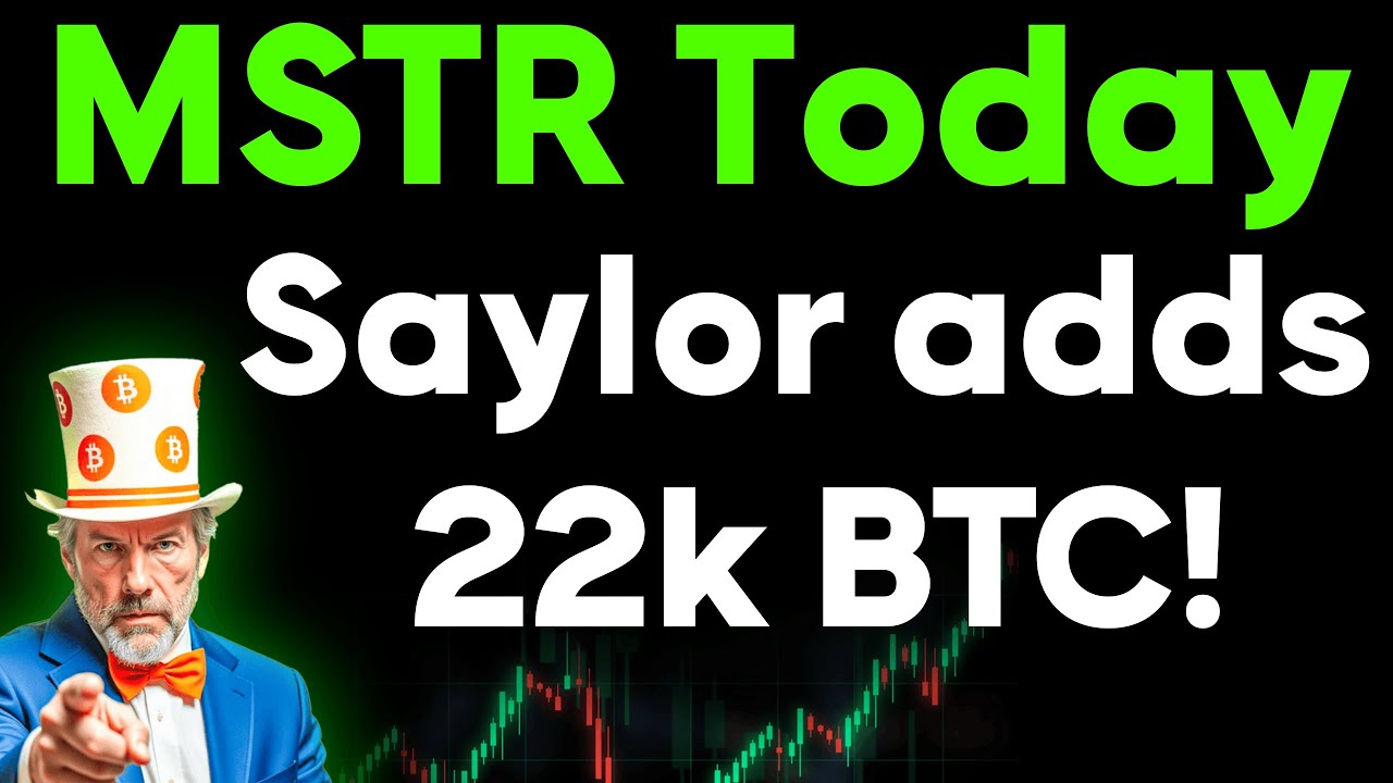 MSTR (MicroStrategy): 22k more Bitcoin and an 11% yield on the year? MSTR is crushing their goals!