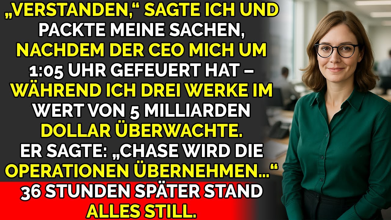 „Verstanden,“ sagte ich–und packte meine Sachen. Dann lernte der CEO, was Effizienz wirklich kostet