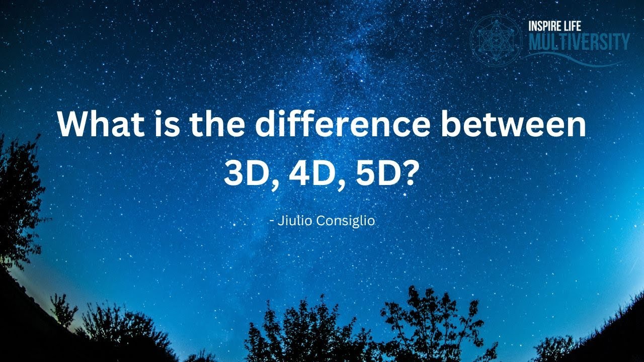 What is the difference between 3D, 4D and 5D Consciousness? w/ Jiulio Consiglio