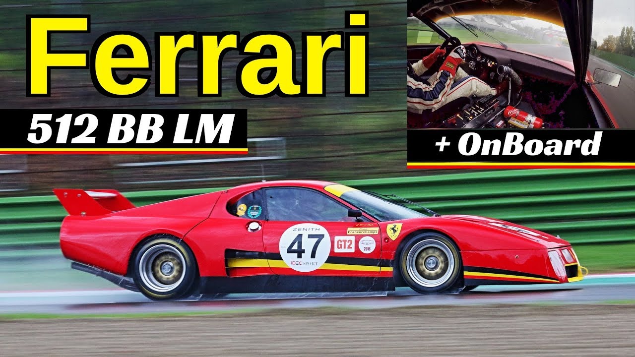1982 Ferrari 512 BB LM by Gipimotor - OnBoard & Wet Race at Imola Classic 2018 by Peter Auto