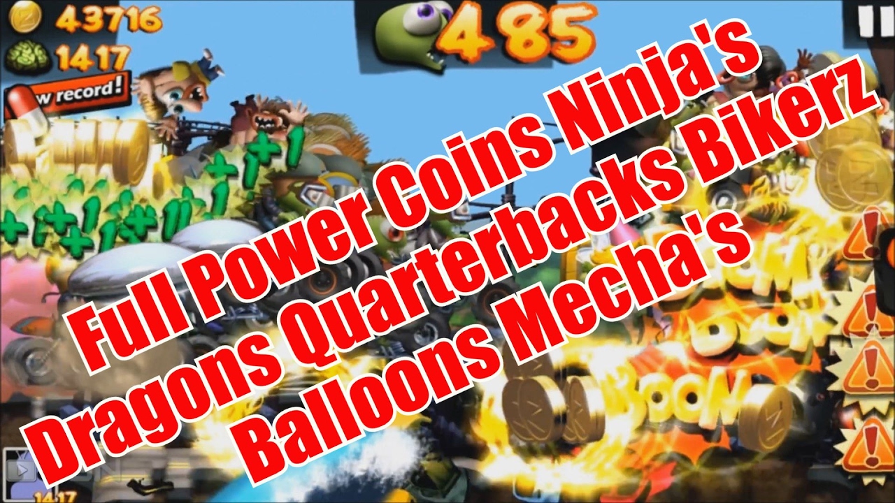 Hack Zombie Tsunami Full Power Coins Ninja's Dragons Quarterbacks Bikerz Balloons Mecha's