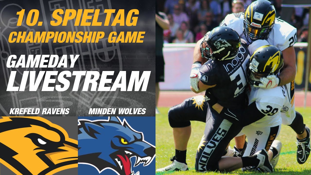 Krefeld Ravens vs. Minden Wolves // Championship Game // American Football-Oberliga NRW