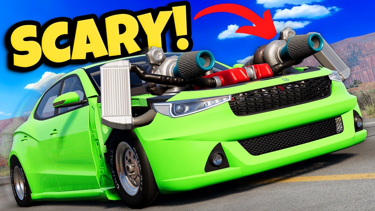 This is the Most DANGEROUS Car I’ve Ever Driven in BeamNG Drive Mods!