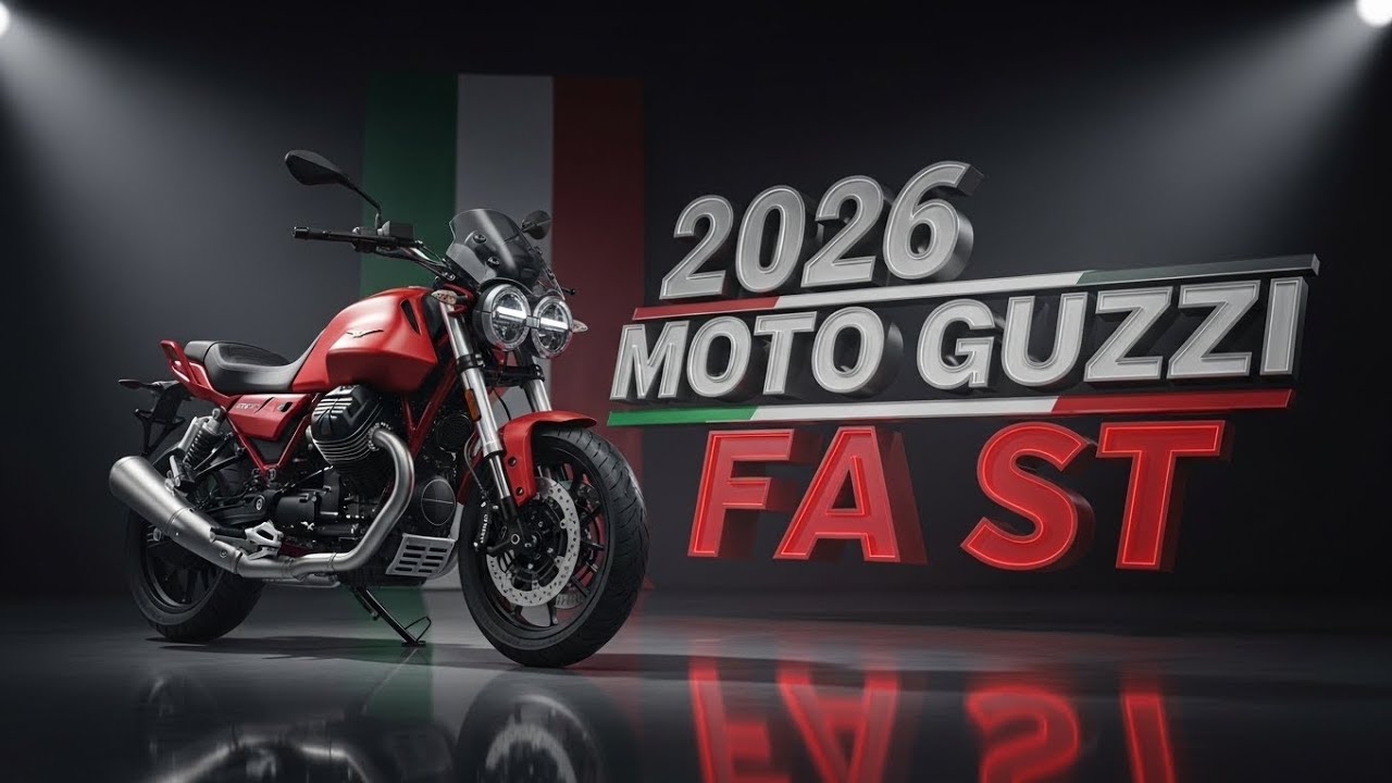 Представлен новый Moto Guzzi F45 ST 2026 года &ndash; итальянский стиль в сочетании с современным спорт...