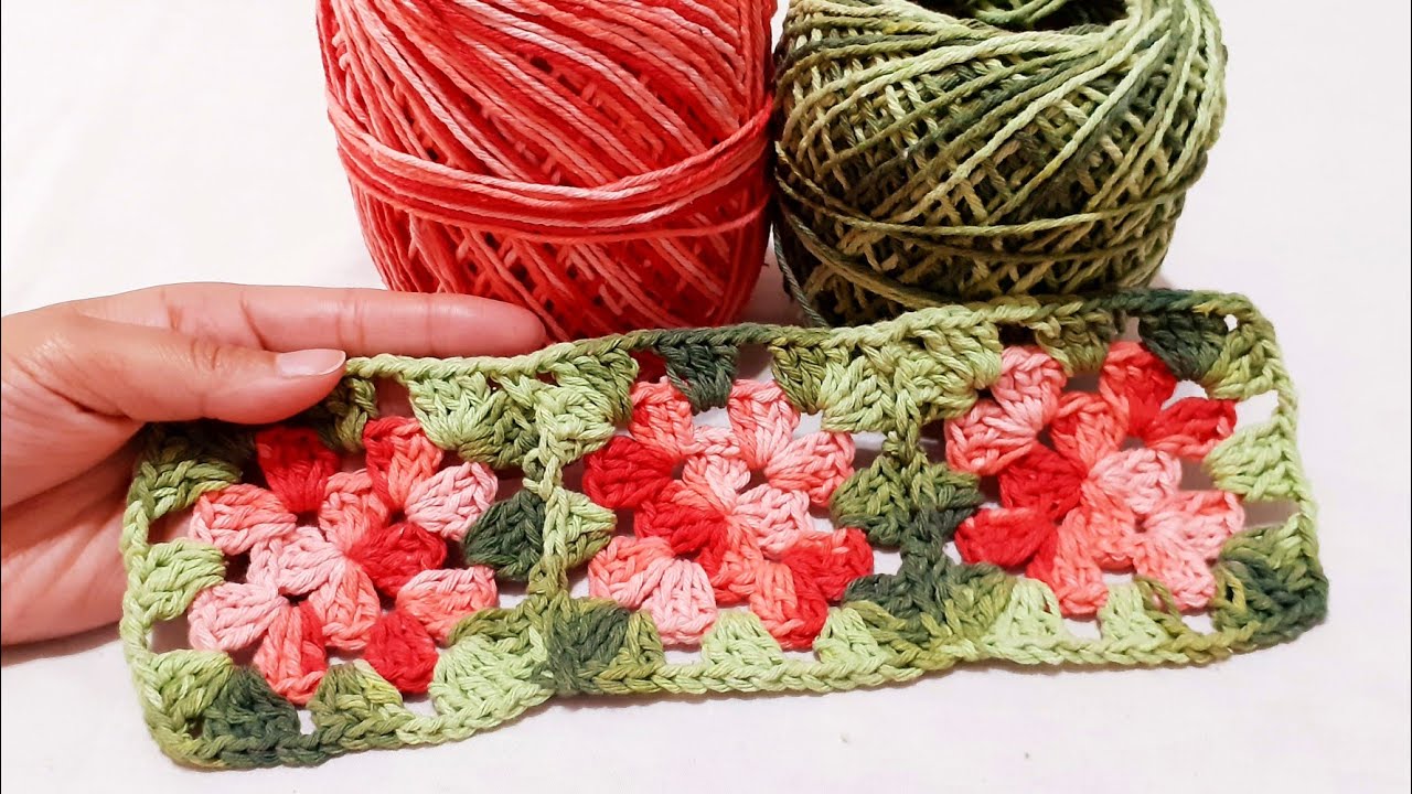 SQUARES, COM UNIÃO SEM CORTAR O FIO PASSO A PASSO