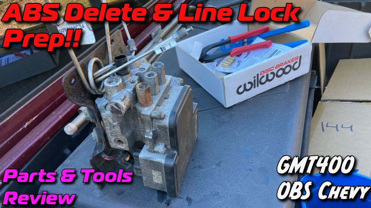 ABS Delete With Line Lock (Part 1) Wilwood Proportioning Valve Jegs Line Lock GMT400 OBS Chevy Truck