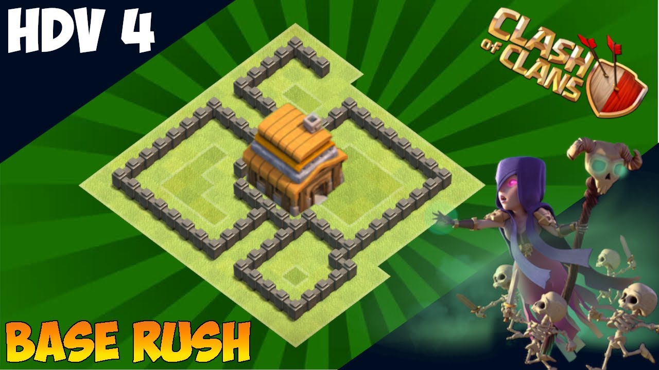 HDV 4 rush anti 2 &eacute;toiles 2021 AVEC LIEN | GAGNEZ DES TROPHEES ET MONTEZ EN LIGUE | Clash of Clans