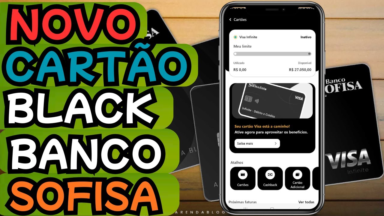 NOVO CART&Atilde;O BANCO SOFISA INFINIT