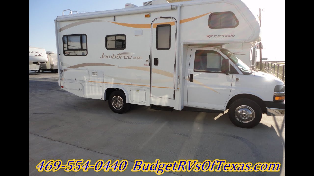 2008 fleetwood jamboree sport class c motor home for sale in DAllas Texas