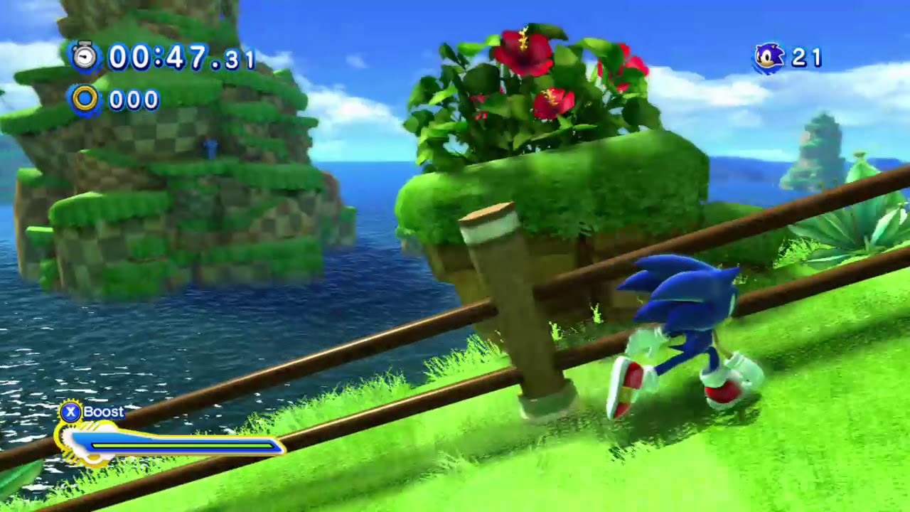 Sonic Generations - Making M-speed attempts