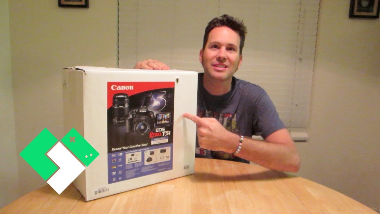Canon T5i Bundle Unboxing | Clintus.tv