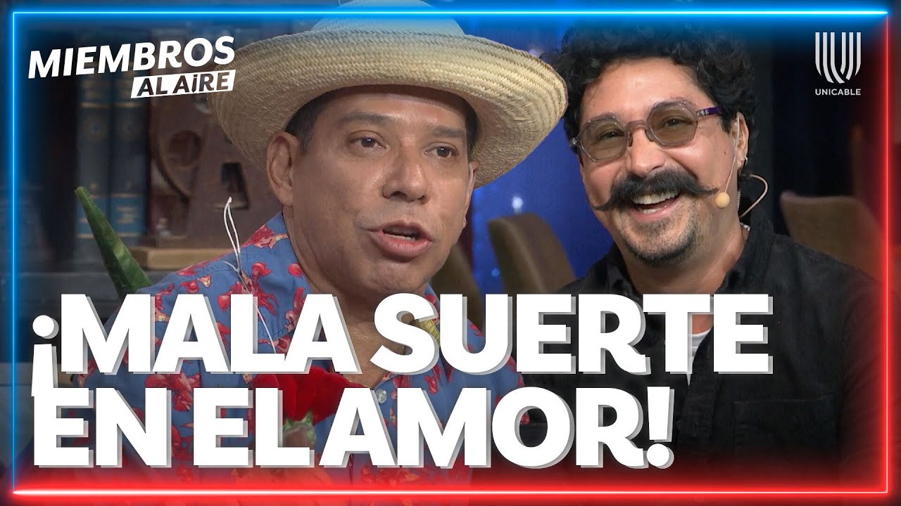 El Costeño arranca carcajadas con sus trágicas historias de amor  | Miembros al Aire