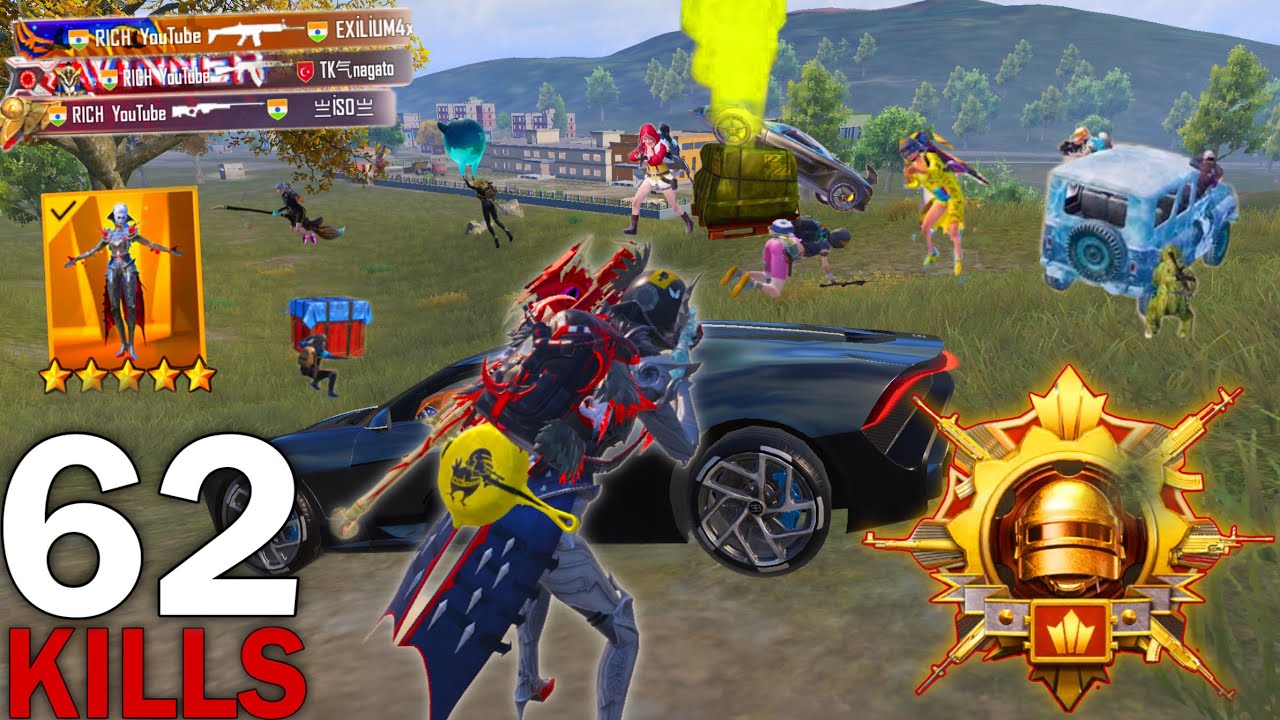 😍 FASTEST RUSH GAMEPLAY With STYGIAN X-SUIT 🔥 Pubg mobile