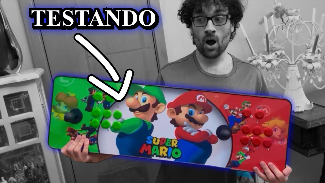 Testando o Meu NOVO FLIPERAMA Com Mais ou Menos 100.000 Jogos na Memória 