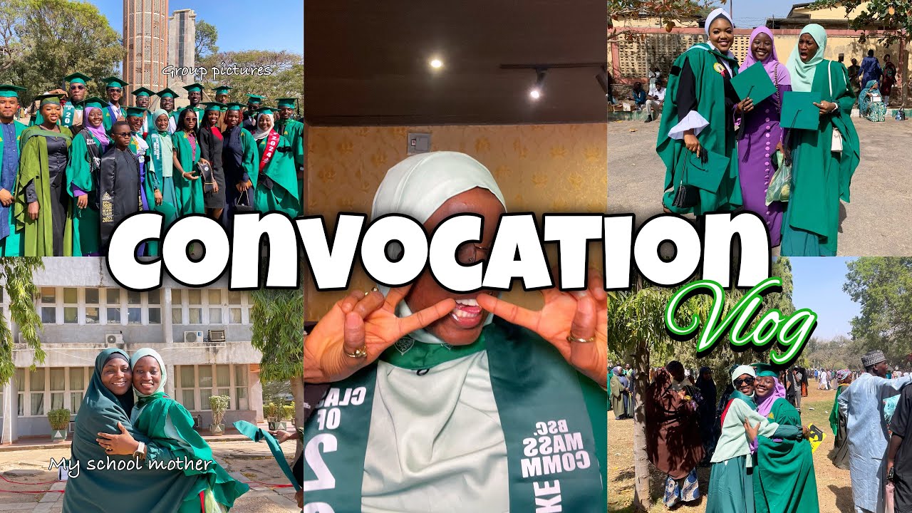 MY CONVOCATION VLOG 🥳💃🏽|| Ahmadu Bello University Convocation #convocation2024 #abu