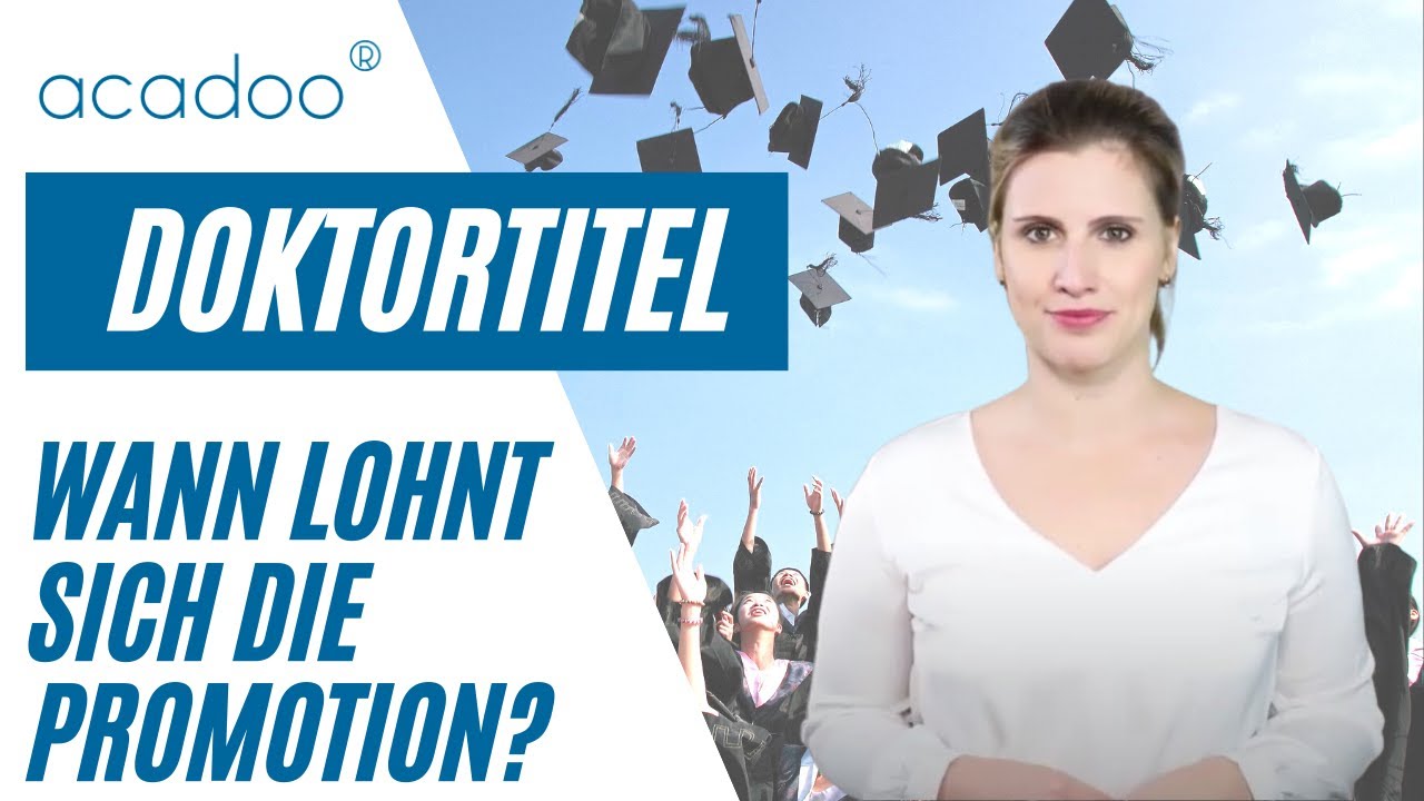 In welchen Branchen lohnt sich der Doktortitel? | acadoo&reg;