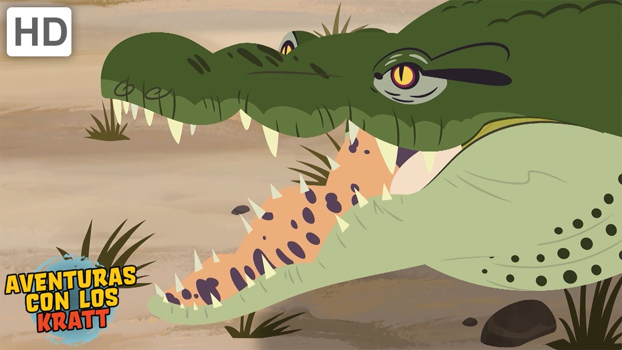 Cocodrilos | Enormes reptiles del Nilo [episodios completos] Aventuras con los Kratt