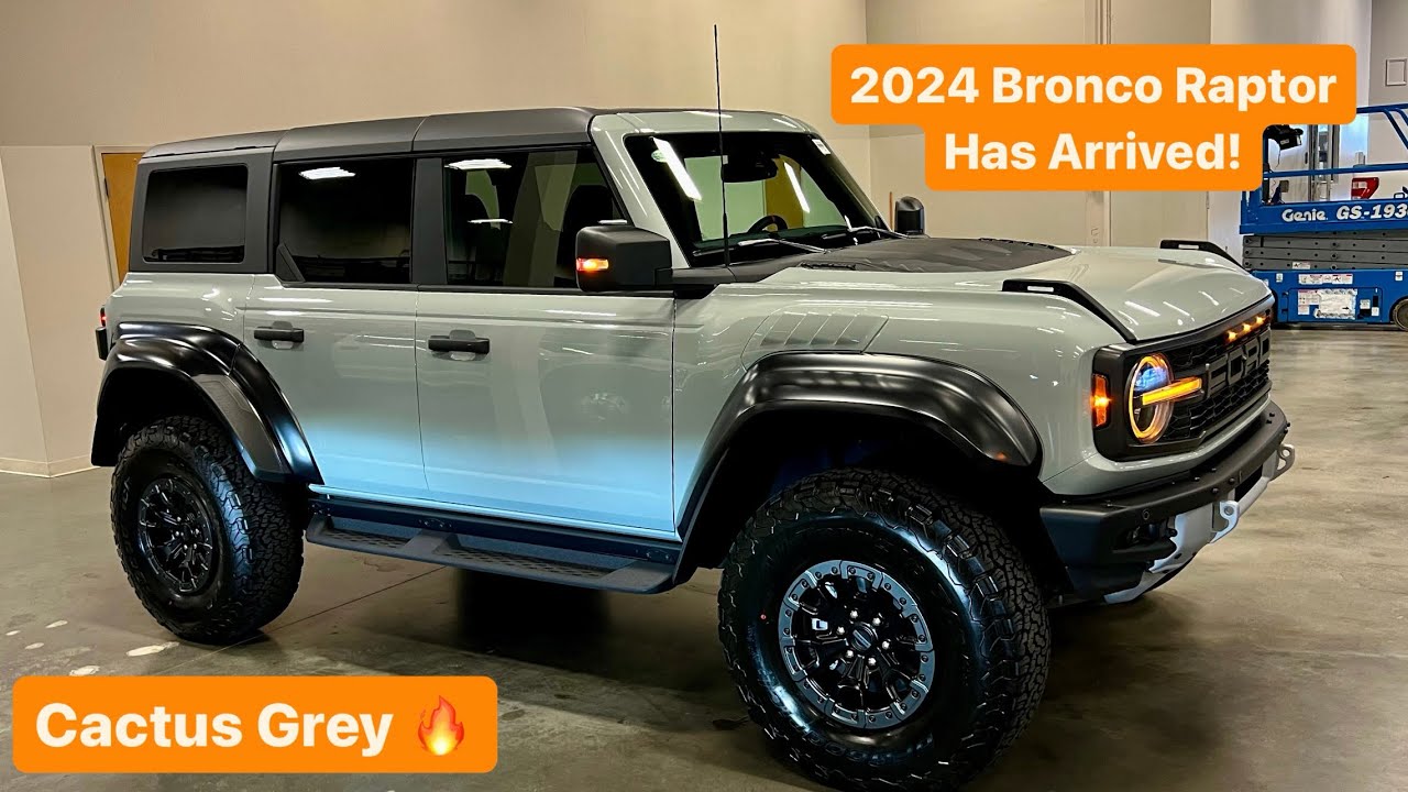 2024 Ford Bronco Raptor has ARRIVED!!! Cactus Grey with Carbon Fiber Package! ✅
