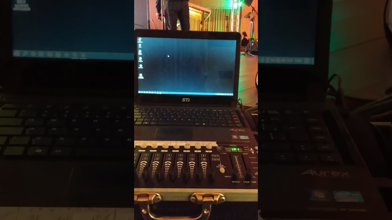 conectando a mesa DMX 512  na grand MA, para usar como fader na ART- NET