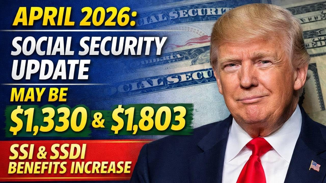 April 2026: Social Security Update May Be $1,330 & $1,803 SSI & SSDI Benefits Increase