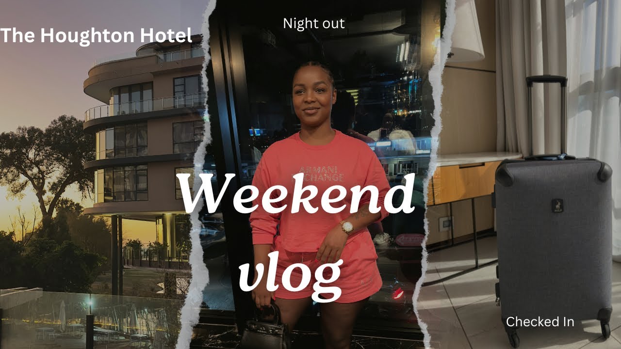 STAYCATION @ THE HOUGHTON HOTEL | Going to the spa | Night out & More…#southafrica #vlog#staycation