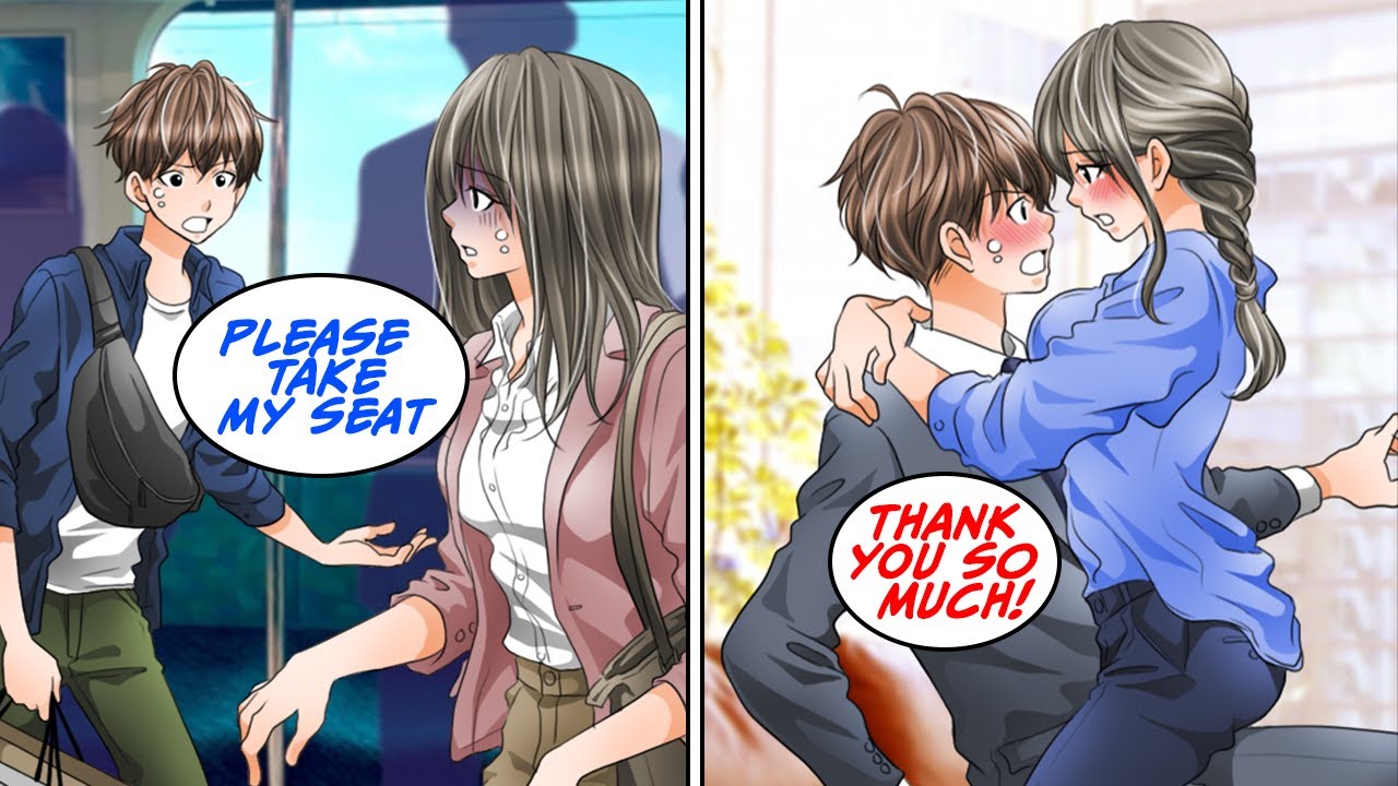 [Manga Dub] The beautiful woman I saved on the train approached me after meeting again… [RomCom]