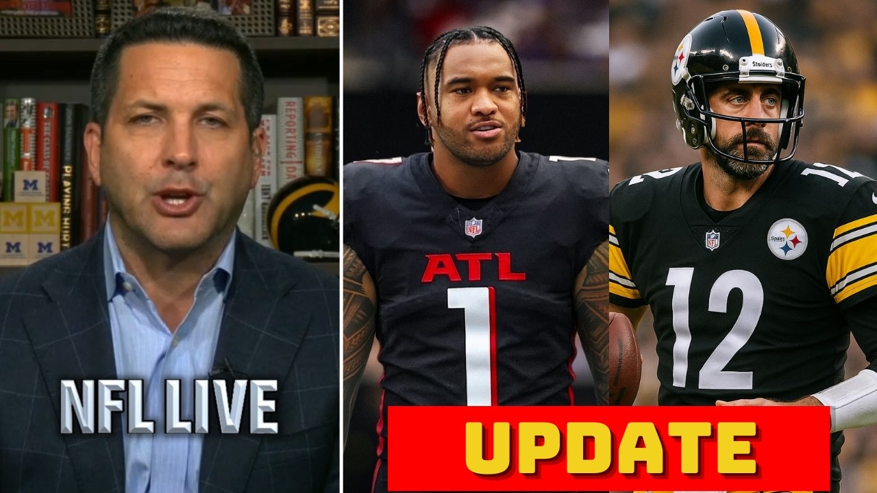 NFL LIVE | Adam Schefter on latest Tua QB1 for Falcons, Aaron Rodgers no deal with Steelers
