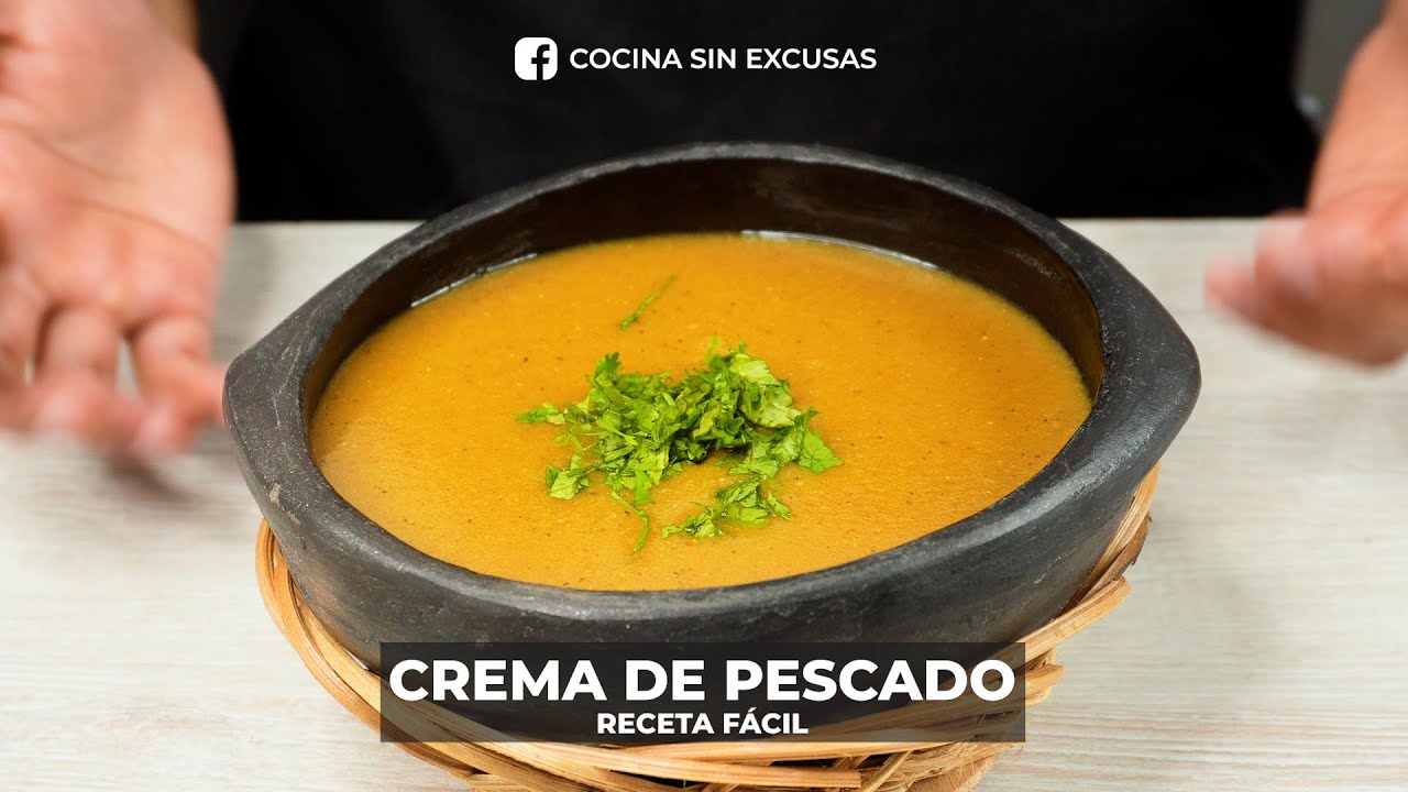 Crema de Pescado Super Fácil