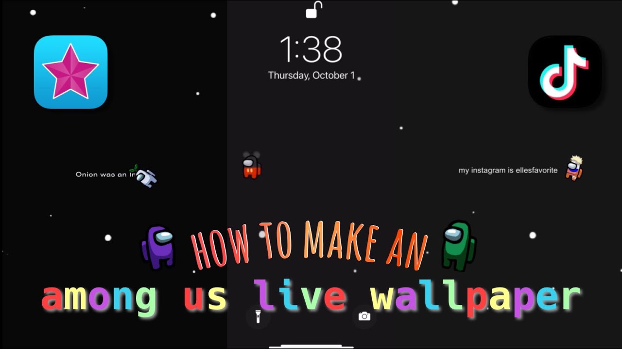 Among Us Live Wallpaper Tutorial | Videostar