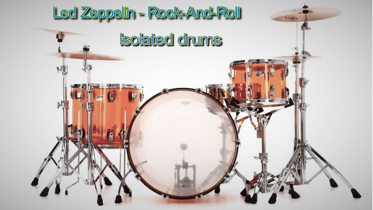 Led Zeppelin - Rock And Roll - isolated drum track (drums only).