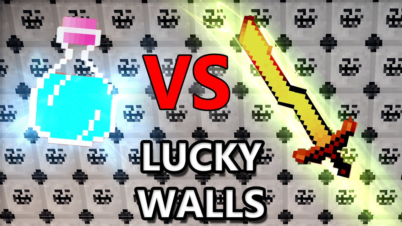 OP POTION vs ILLUMINATI SWORD | Minecraft LUCKY WALLS | baastiZockt