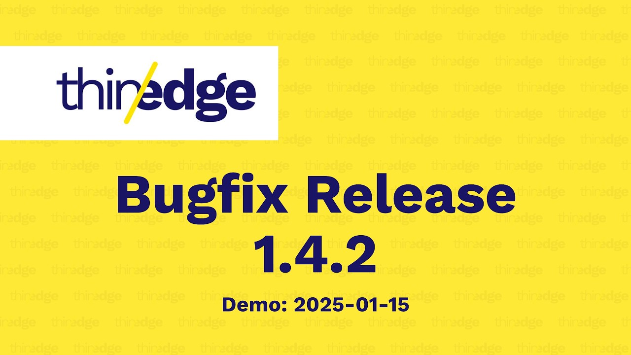 Bugfix Release 1.4.2 Overview