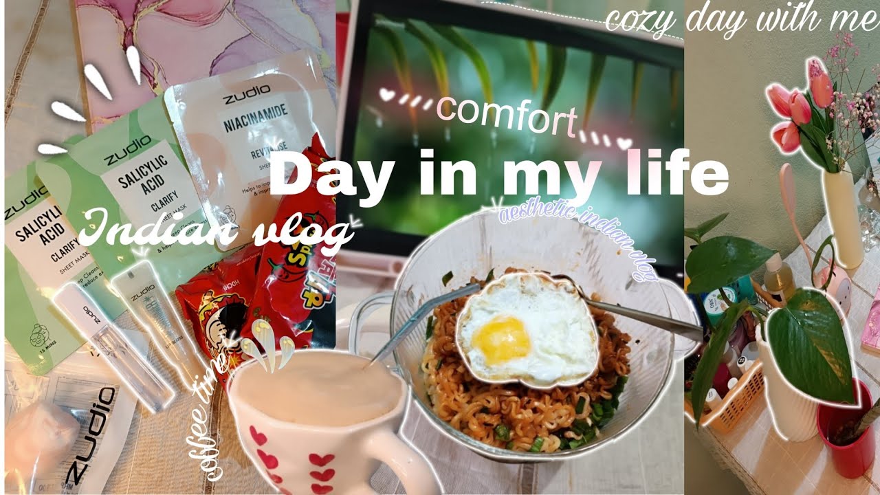 Productive vlog🌿| Aesthetic vlog Indian|aesthetic video 🌸 🎀| aesthetic cooking recipe💖||