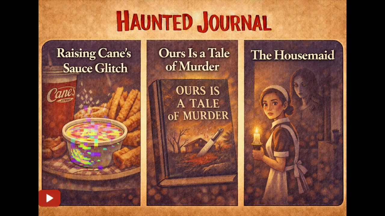 Haunted Journal: The Cane’s Sauce Glitch, Ours Is a Tale of Murder & The Housemaid
