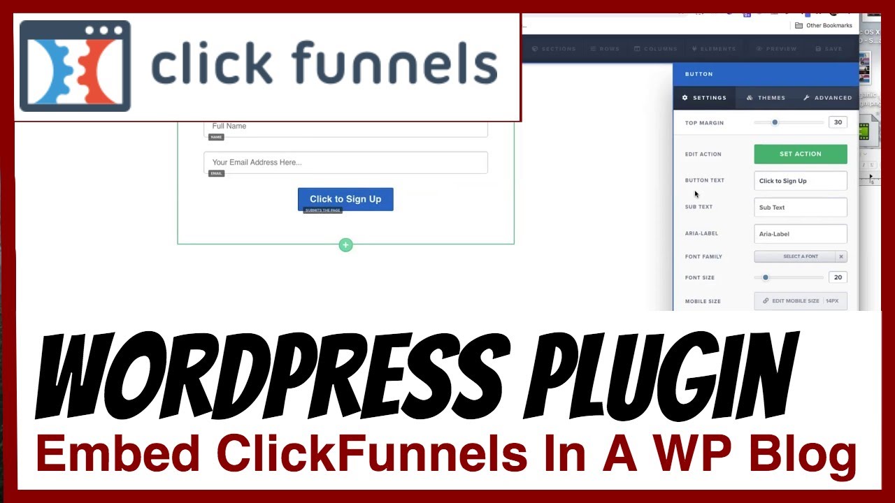 ClickFunnels 1.0 - How To Integrate ClickFunnels Into Your Wordpress Blog