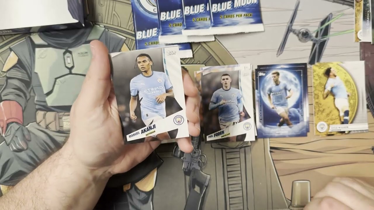 2024/25 Topps Manchester City Blue Moon Boxbreak