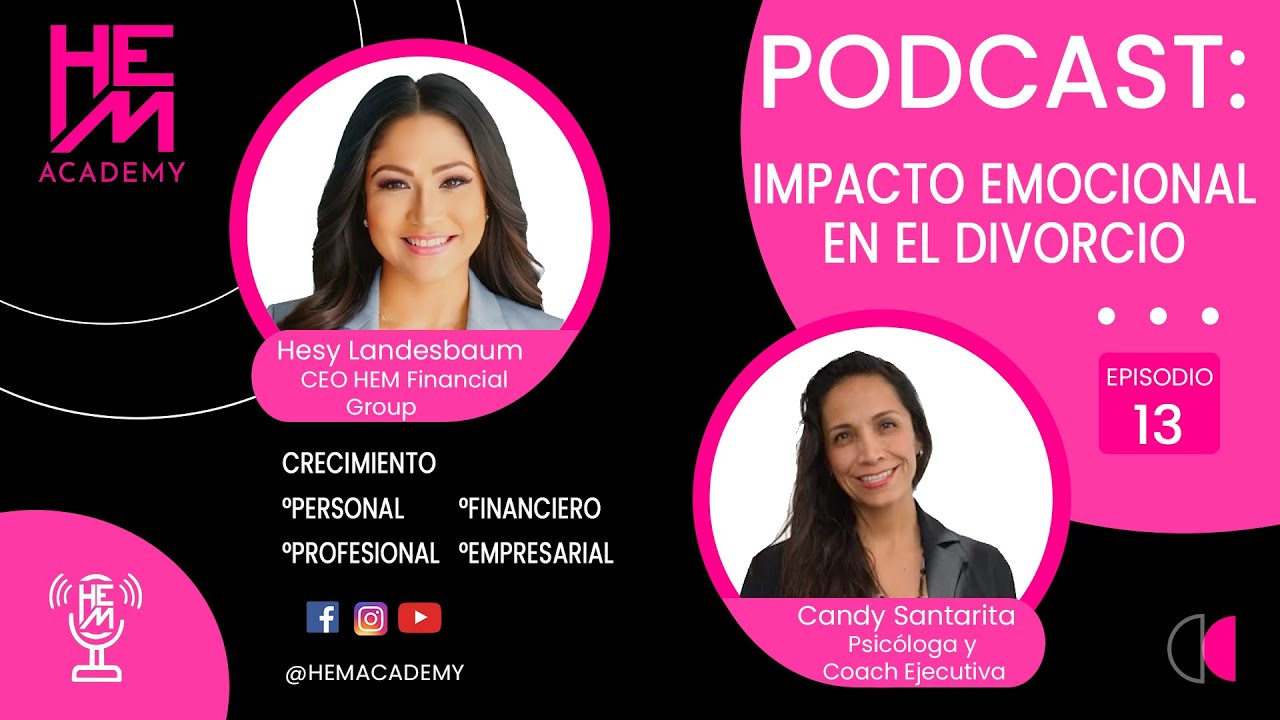 IMPACTO EMOCIONAL EN EL DIVORCIO - HESY LANDESBAUM CON CANDY SANTARITA - EPISODIO 13 - HEM ACADEMY©