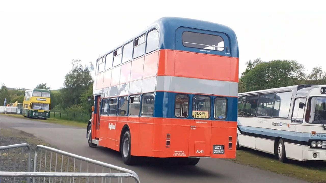 Preserved Highland Scottish Albion Lowlander AL41 (BCS 256C)