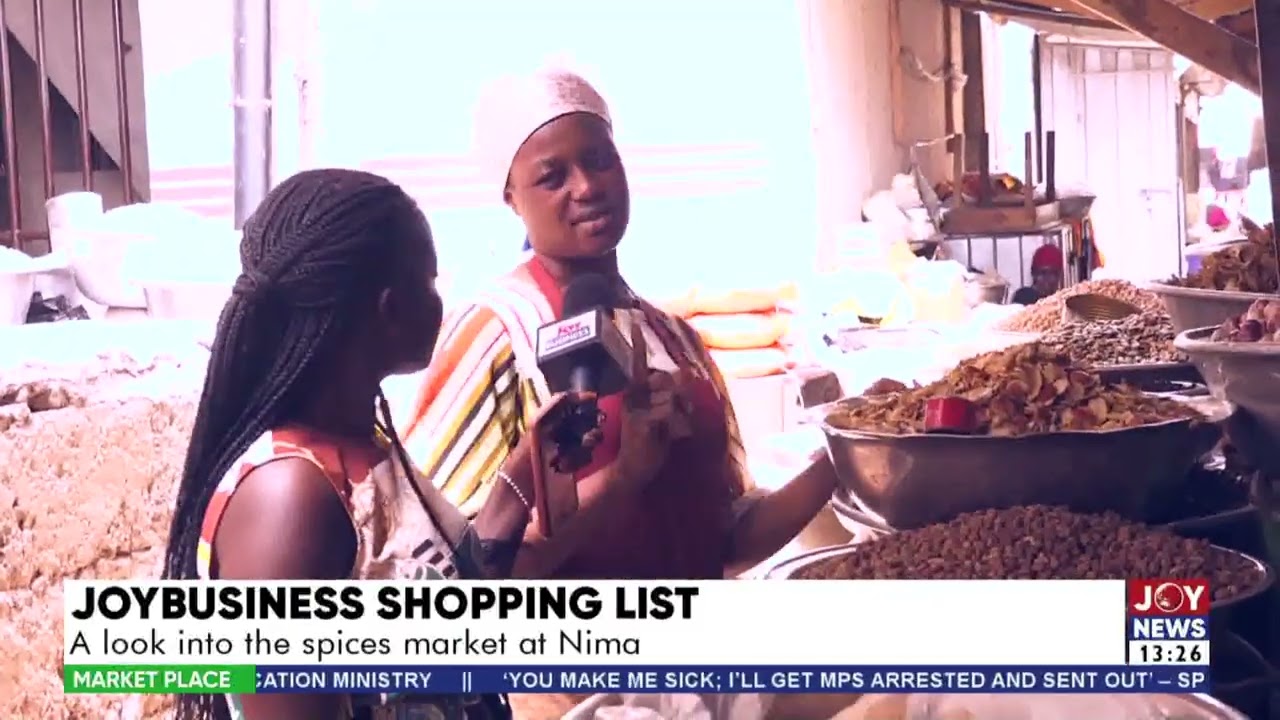 JoyBusiness Shopping List: A look into the spices market at Nima - The Market Place (25-2-22)