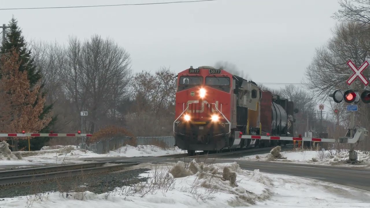 4 Trains In 2h Hours : CN W901/121/402/306