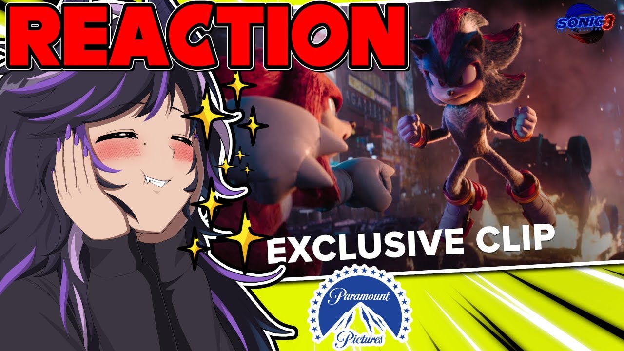 Sonic Movie 3 Exclusive Clip Reaction || Sonic the Hedgehog 3 VTuber Reaction