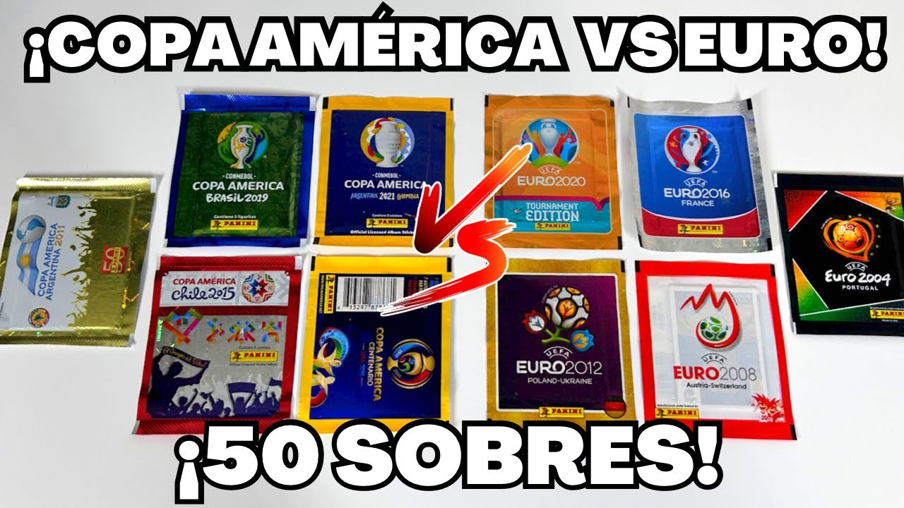 ¡LA MEJOR BATALLA DE LA HISTORIA! *50 SOBRES* COPA AMÉRICA VS EUROCOPA