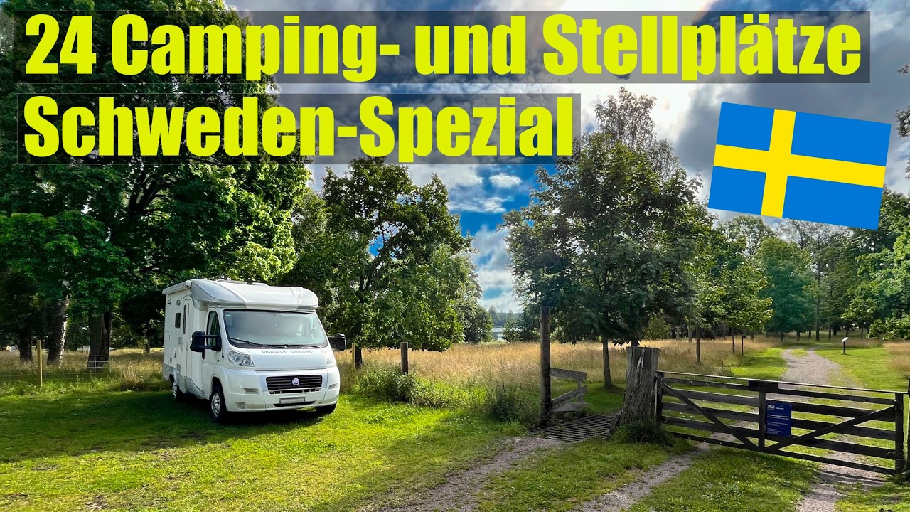 24 Camping- und Stellplätze Spezial Schweden -- Wohnmobil in Schweden