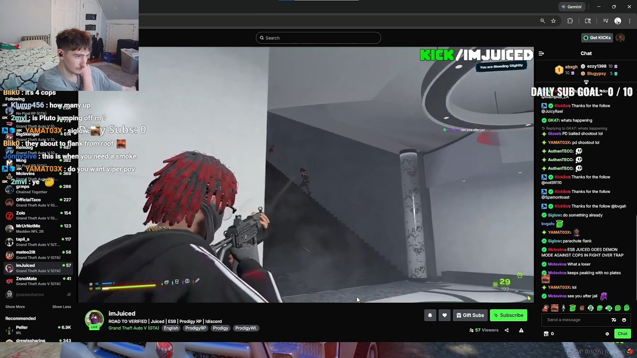 Esb Juiced Goes Demon Mode After Max Stabs a Cop Outside the Trap | Prodigy Rp 2.8