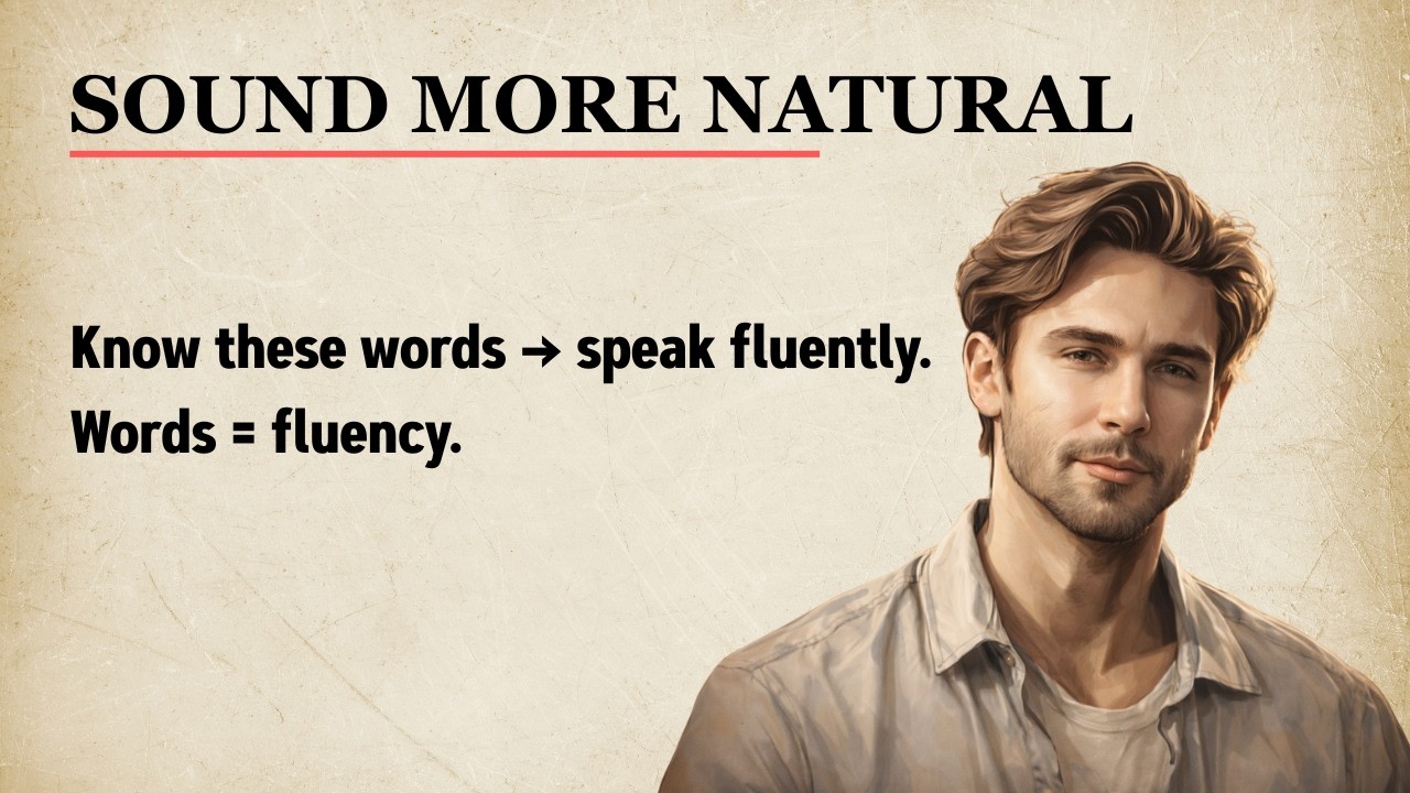 15 Words You MUST Know to Speak Fluent English (Advanced but Used Daily)