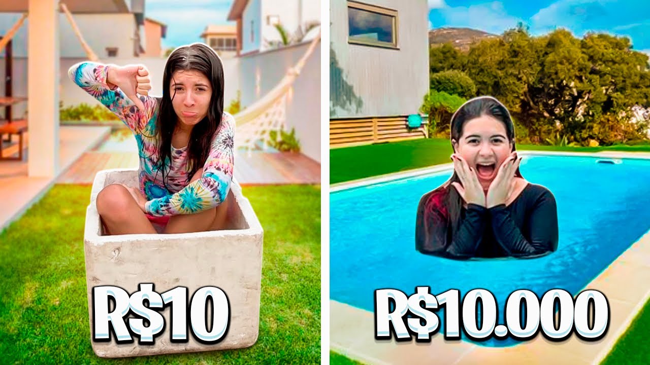 24 HORAS NA PISCINA DE R$10, R$ 100, E R$ 10.000!