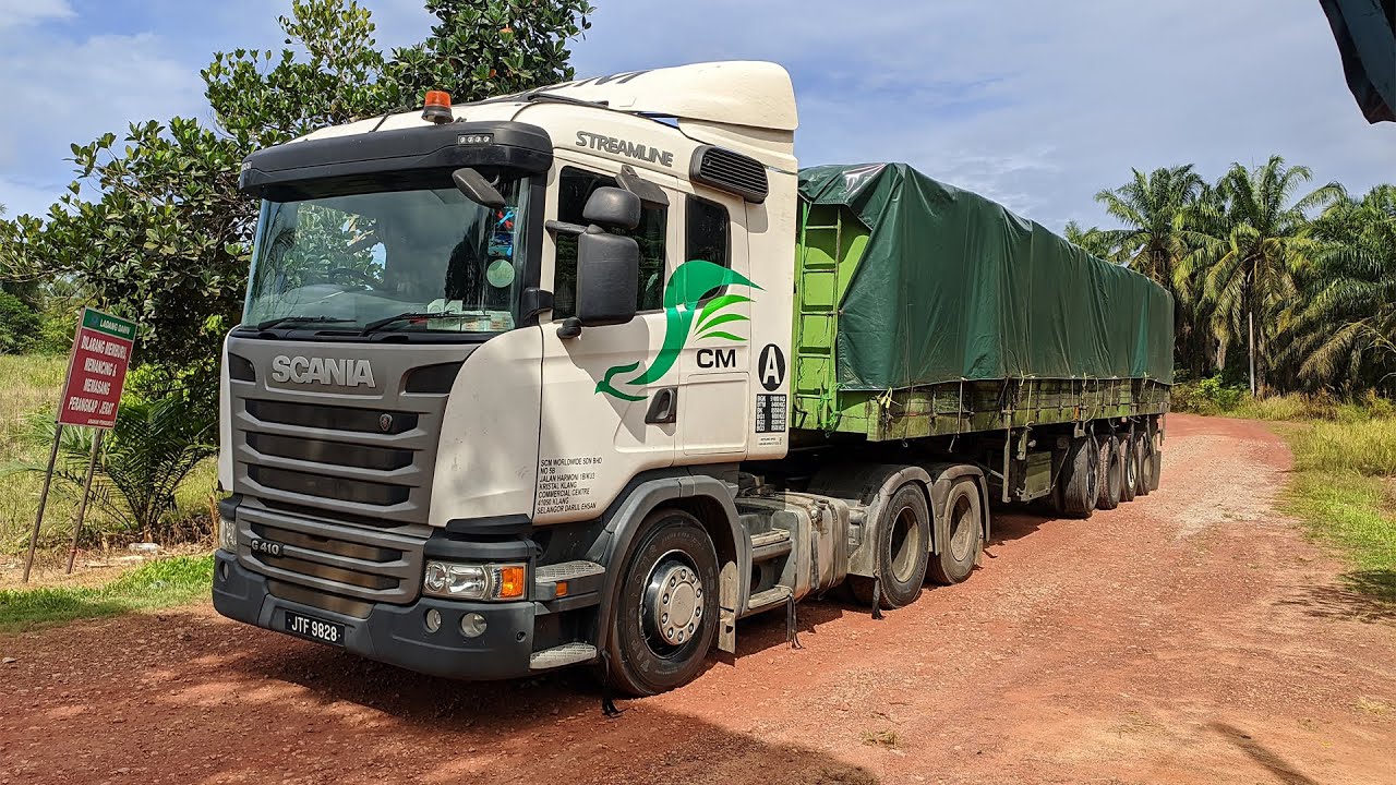 POV Driving SCANIA G410 - OFFROAD LADANG BUKIT SEROK