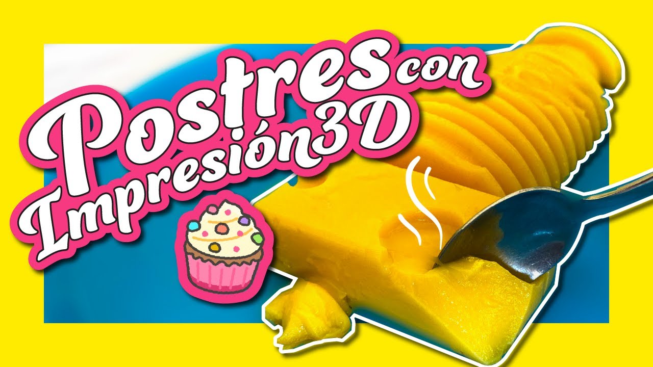 🧁🍰POSTRES con IMPRESIÓN 3D🧁🍰 Haz Tus propios MOLDES de silicona para Repostería PERSONALIZADOS